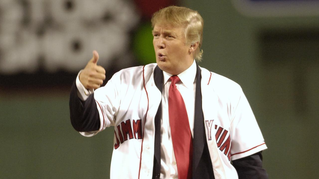 trump baseball